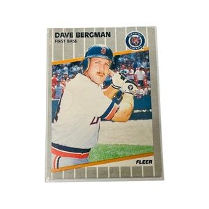 1989 FLEER - #129 Dave Bergman, Detroit Tigers